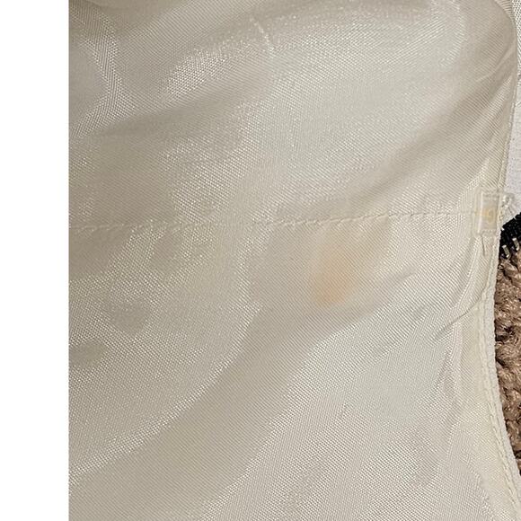 BCBGeneration white mini dress with high neck and black straps Size 2 - Picture 5 of 10